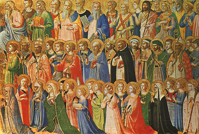 Todos los Santos, pintado por Fra Angélico